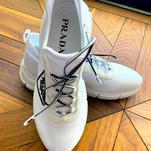 Prada knit low top sneakers